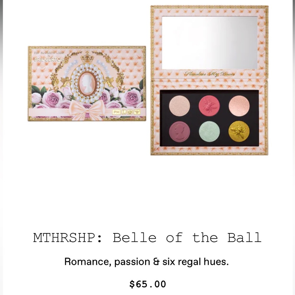 BNIB Pat McGrath x Bridgerton MTHRSHP: Belle of the Ball eyeshadow palette